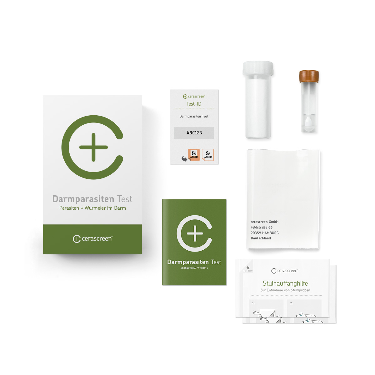 cerascreen Vital Darmparasiten Test Stuhltest