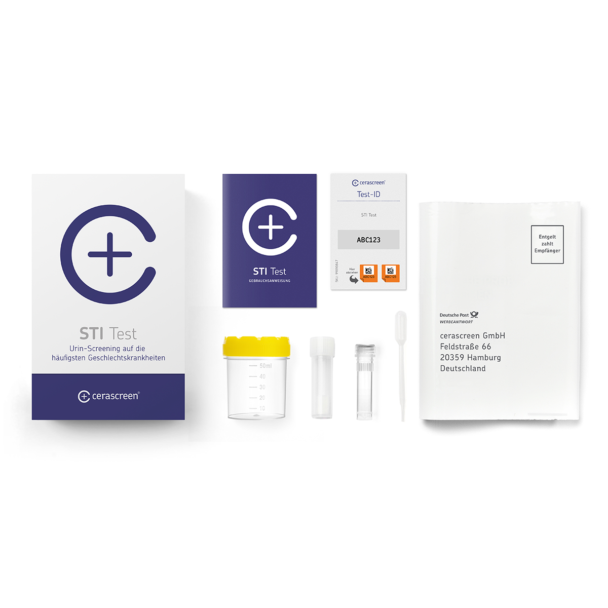 cerascreen Testkits STI Test Urintest 7 Erreger
