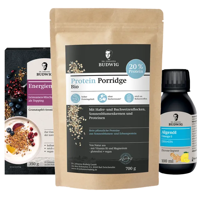 Dr. Johanna Budwig Svenjas Sport Paket Porridge Öl