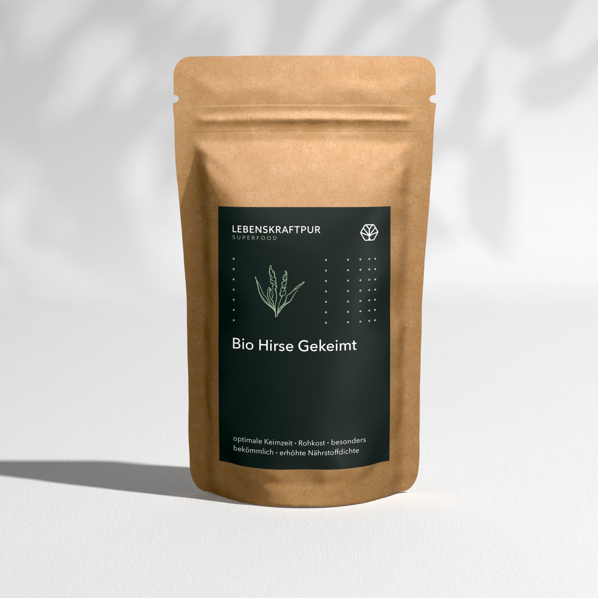LebenskraftPur Superfood Bio Hirse Gekeimt Superfood 750 g roh