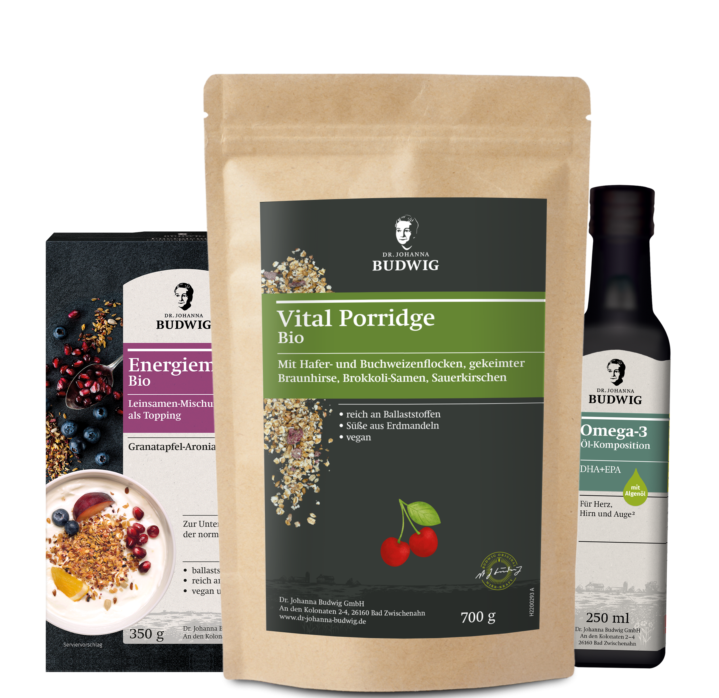 Dr. Johanna Budwig Vital Porridge Kennenlern-Paket Protein
