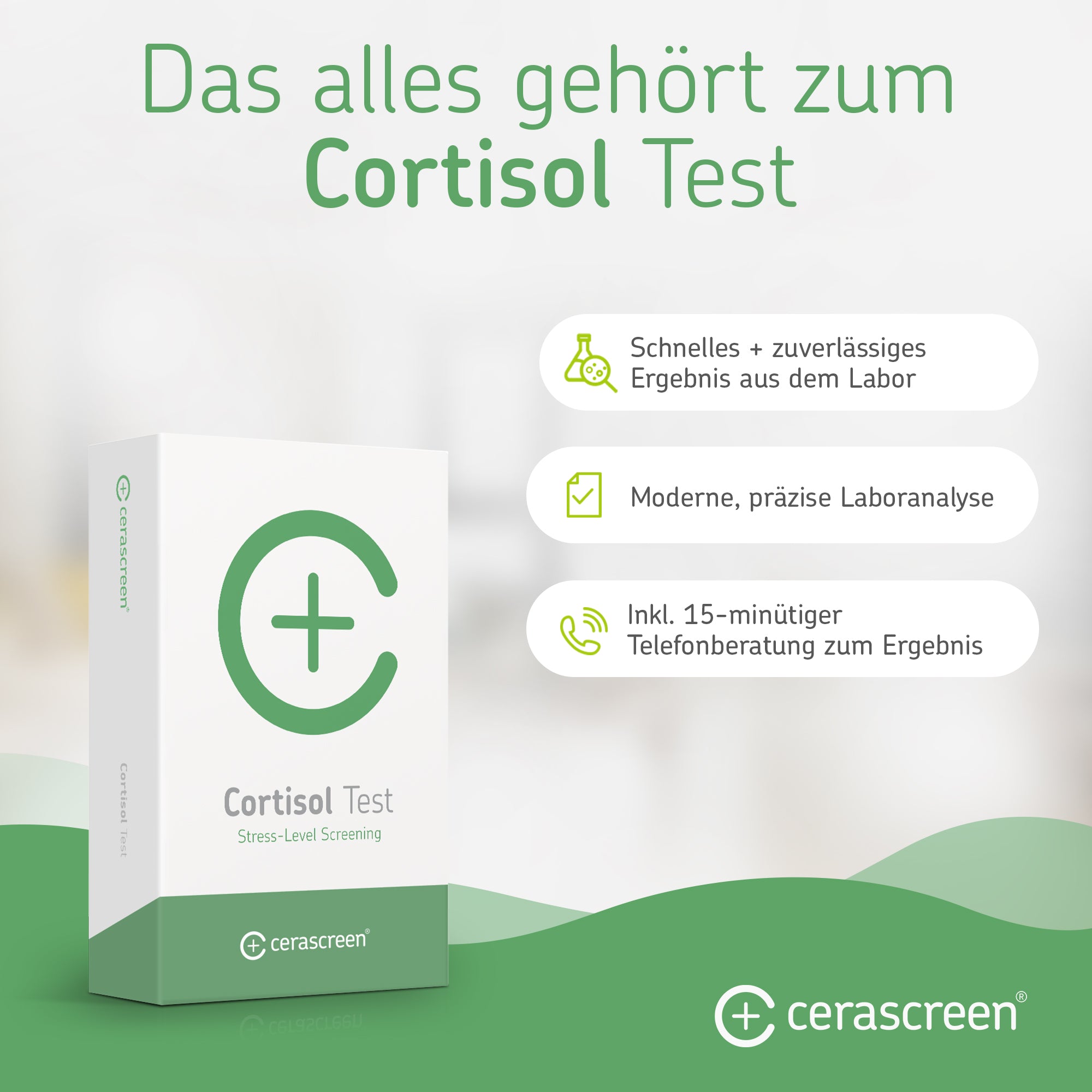 cerascreen Cortisol Test Hormontest Einzelpackung