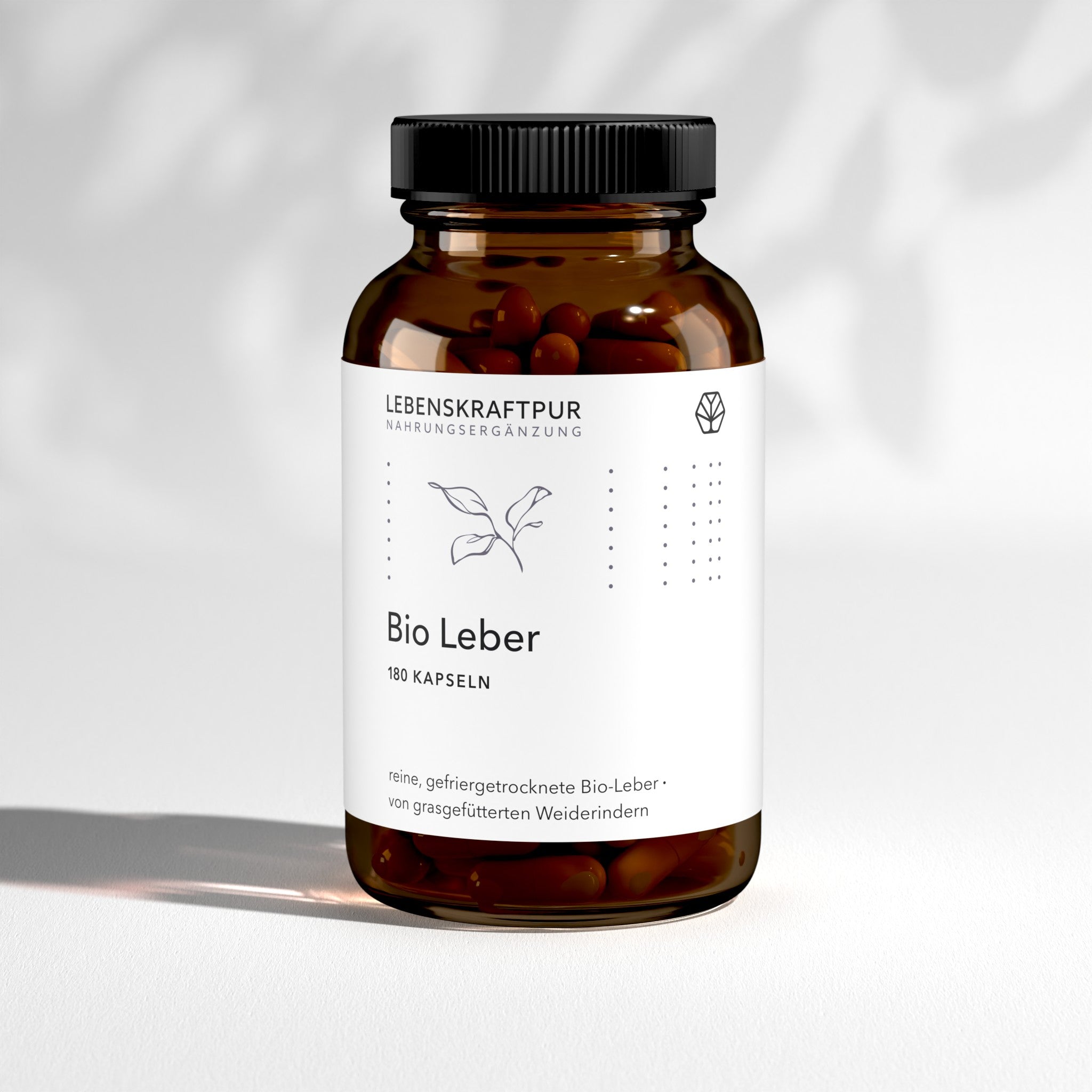 LebenskraftPur Bio Leber Kapseln Rind gefriergetrocknet