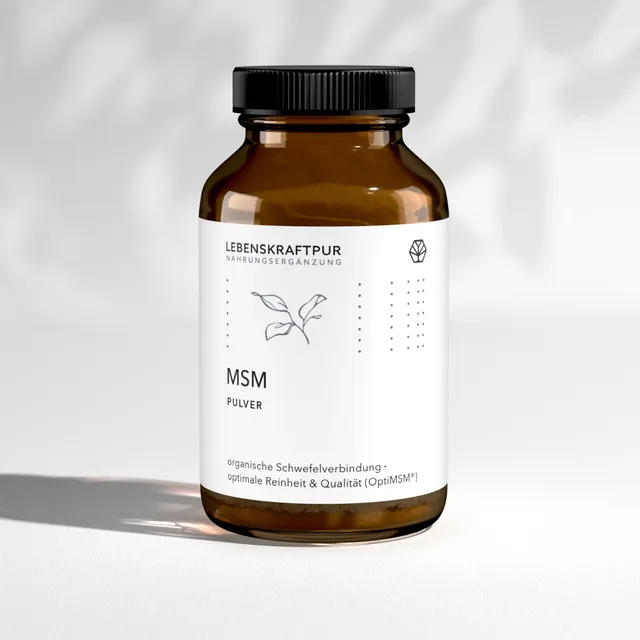 LebenskraftPur MSM Pulver 200 g vegan 99,9% rein