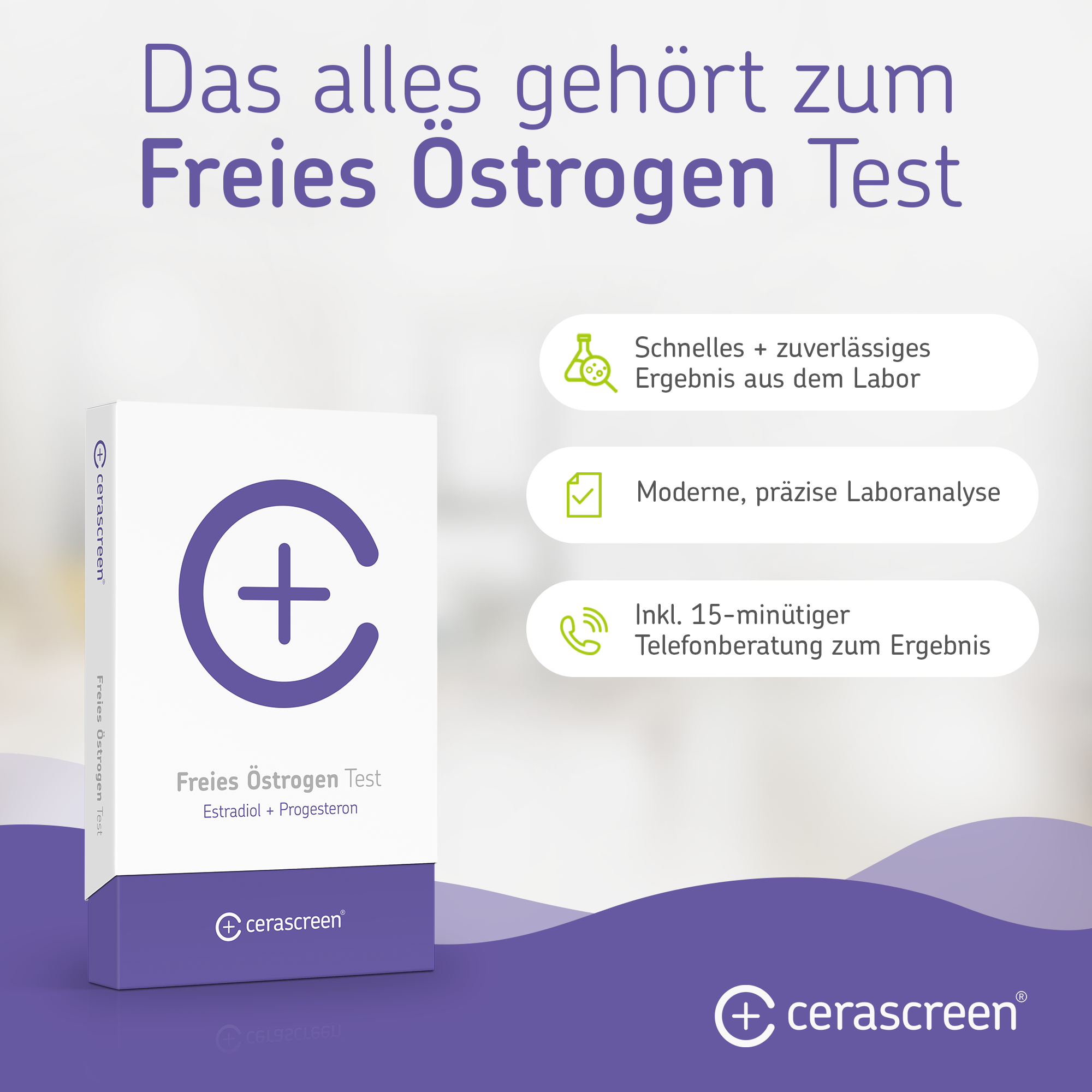 cerascreen Freies Östrogen Test Hormontest Frau Speichel