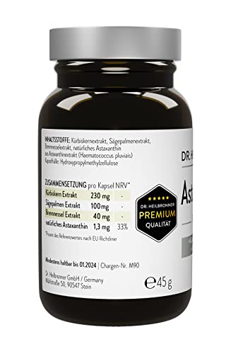 Dr. Heilbronner Astaxanthin FOR MEN Kapseln 90 Stück vegan