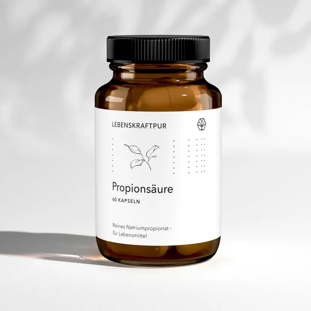 LebenskraftPur Propionsäure Kapseln 1000 mg Natriumpropionat