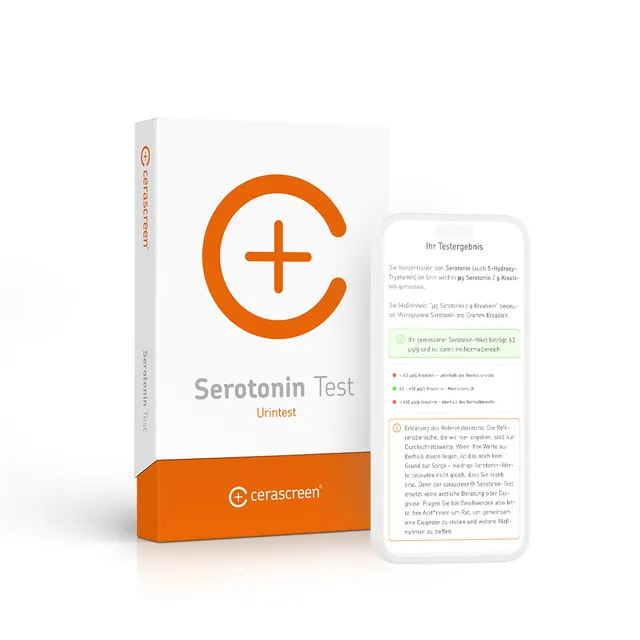 cerascreen Testkits Serotonin Test Heimtest Stimmung Schlaf