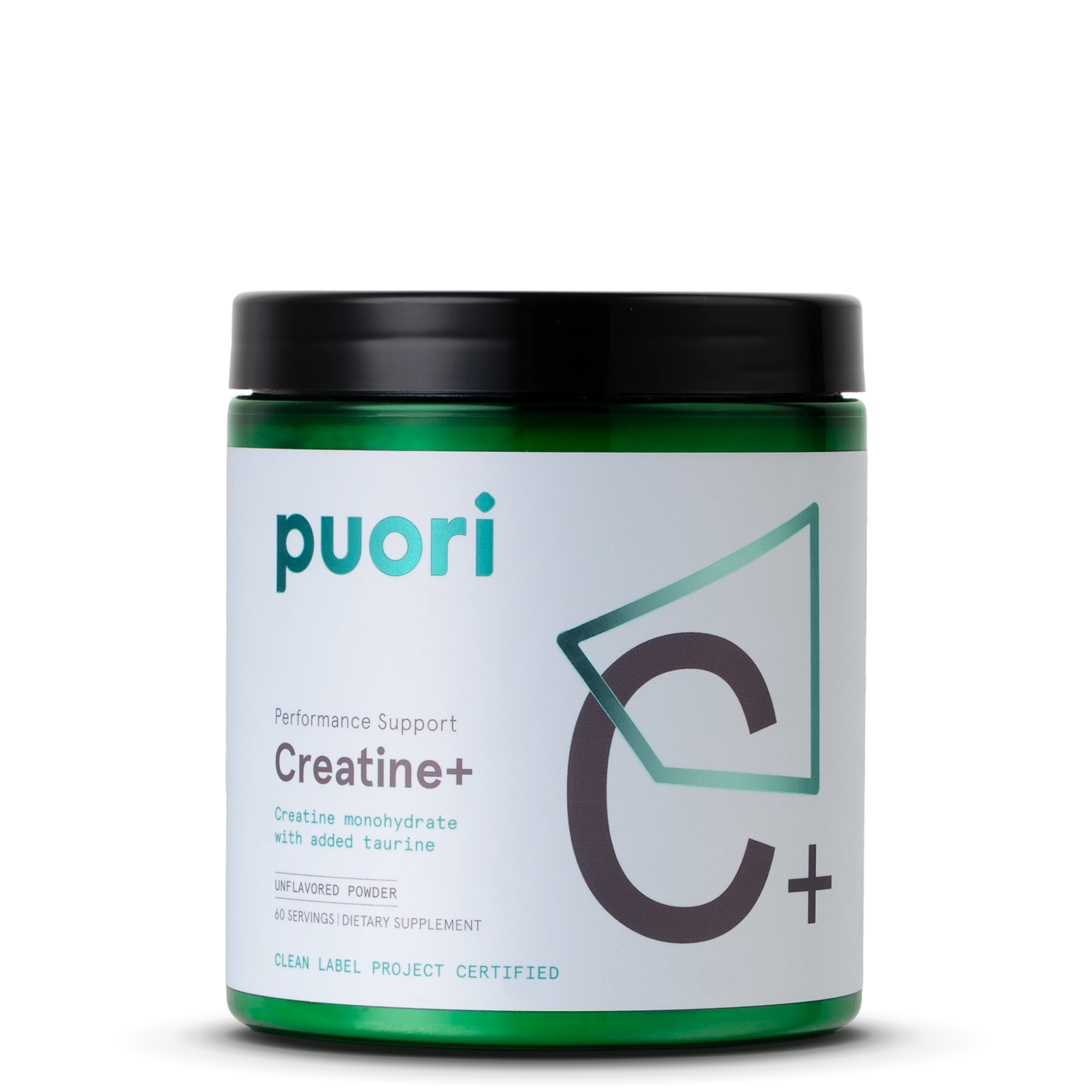 Puori C+ Creatine+ Pulver Kreatin Monohydrat Taurin unaromatisiert