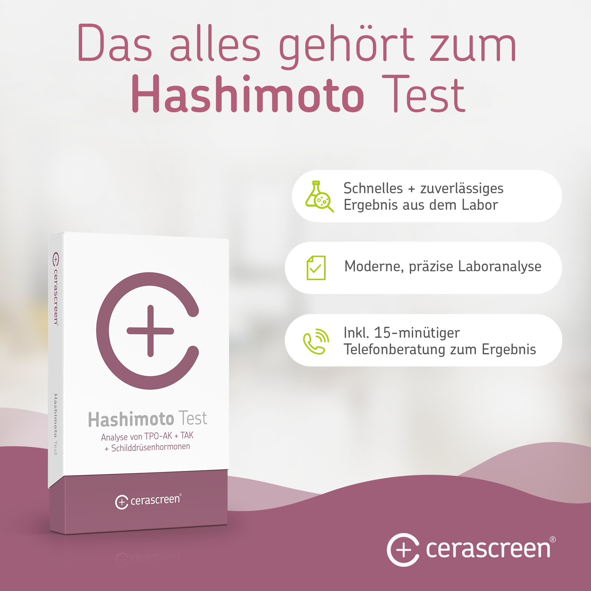 cerascreen Hashimoto Test Schilddrüsen Heimtest Bluttest