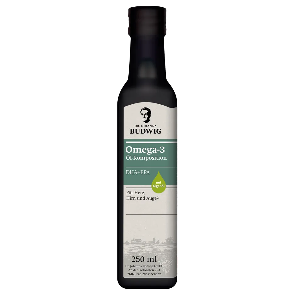 Dr. Budwig Omega-3 DHA+EPA Öl Pur 250 ml vegan