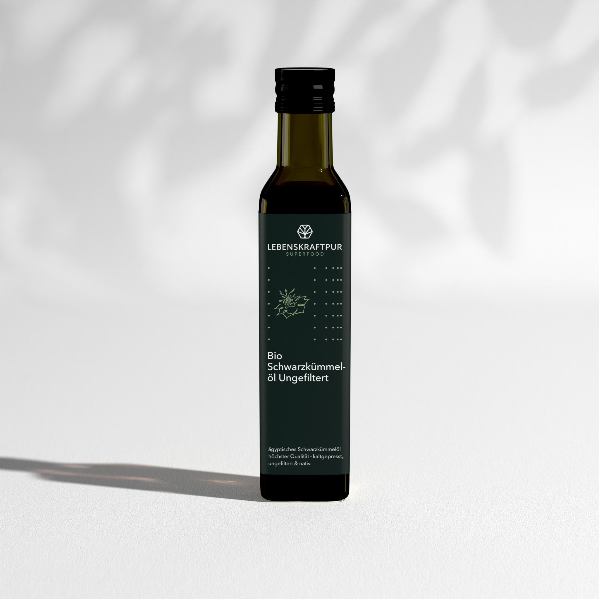 LebenskraftPur Bio Schwarzkümmelöl Ungefiltert 100 ml kaltgepresst