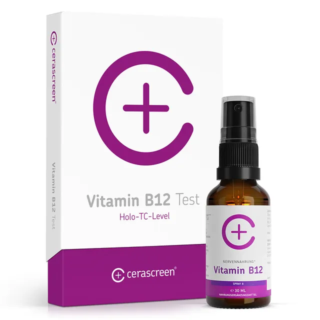 cerascreen Vital Vitamin-B12-Set Test Spray vegan hochdosiert