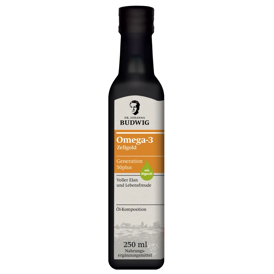 Dr. Johanna Budwig Omega-3 Öle Zellgold 50plus Öl DHA EPA ALA