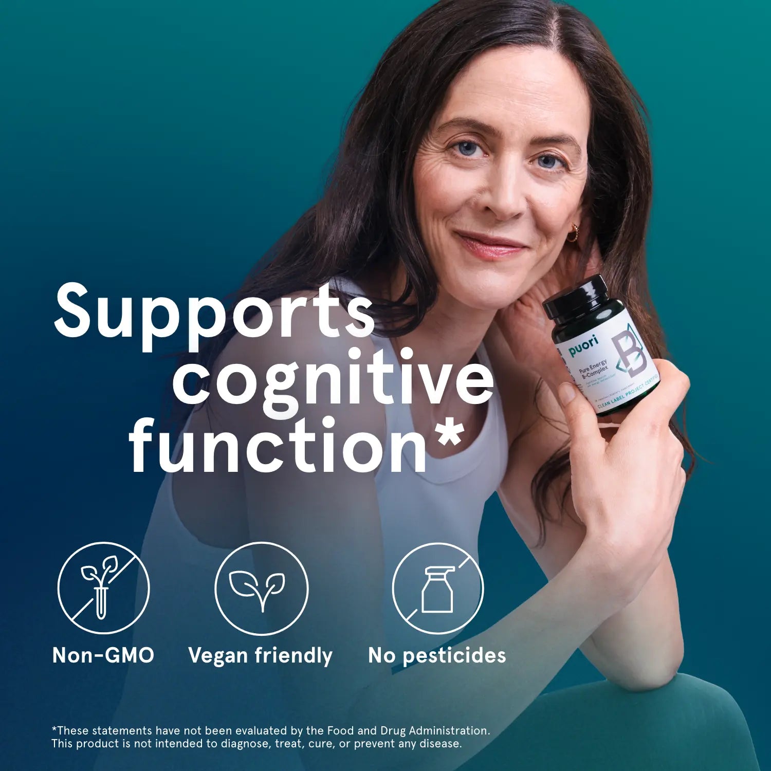 Puori Vitamins & Minerals B-Complex Pure Energy Kapseln B-Vitamine