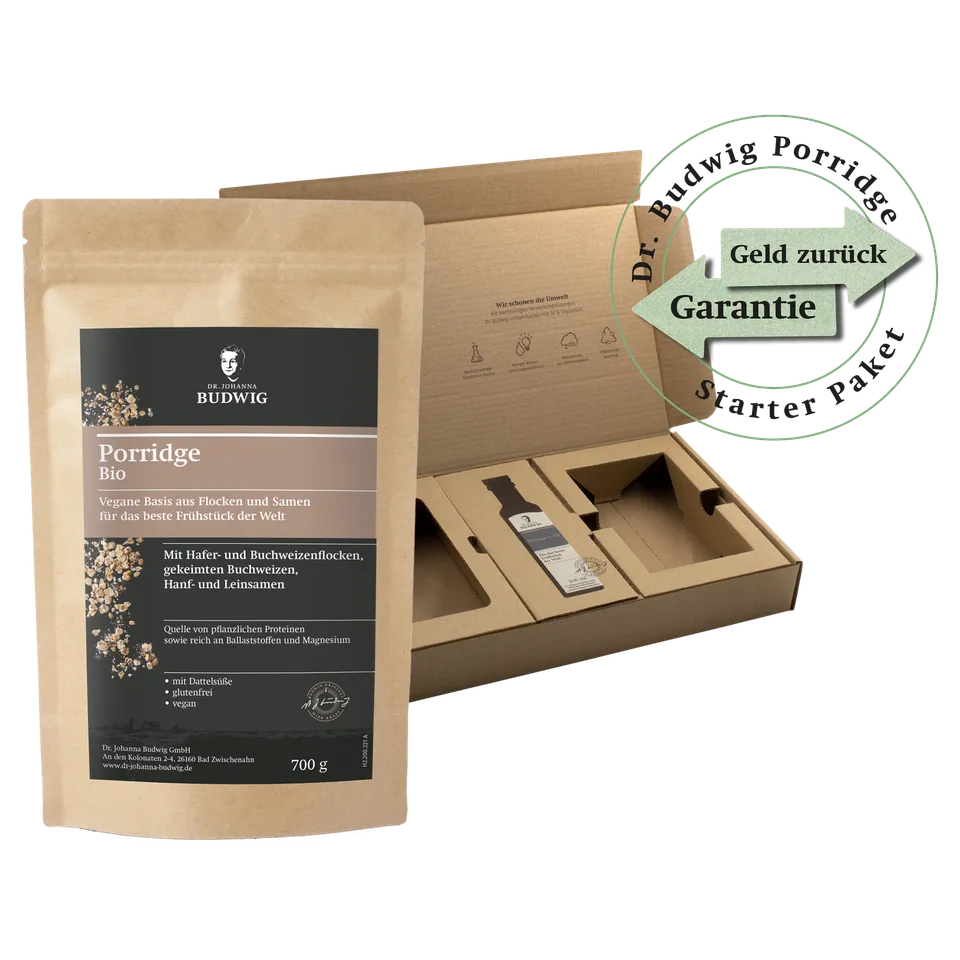 Dr. Johanna Budwig Porridge Starter Paket Vorteilspaket vegan