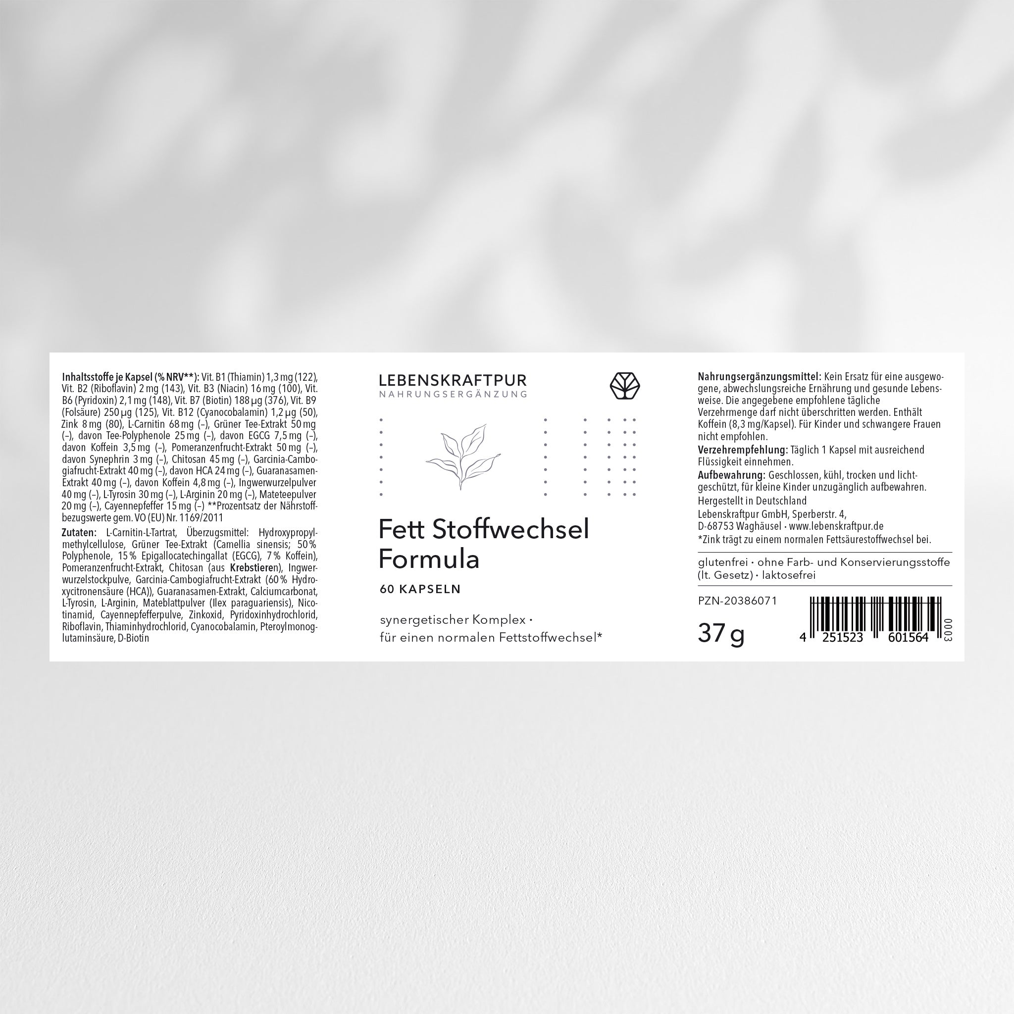 LebenskraftPur Abnehmbox Set mit Kapseln und Pulver