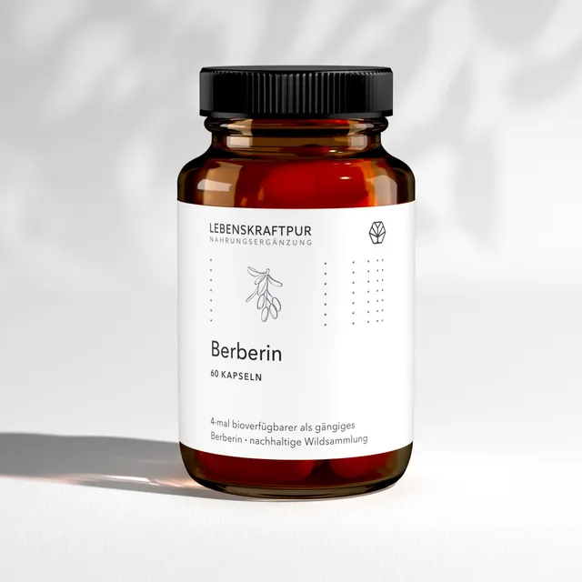 LebenskraftPur Berberin Kapseln 400 mg BerbiQ vegan