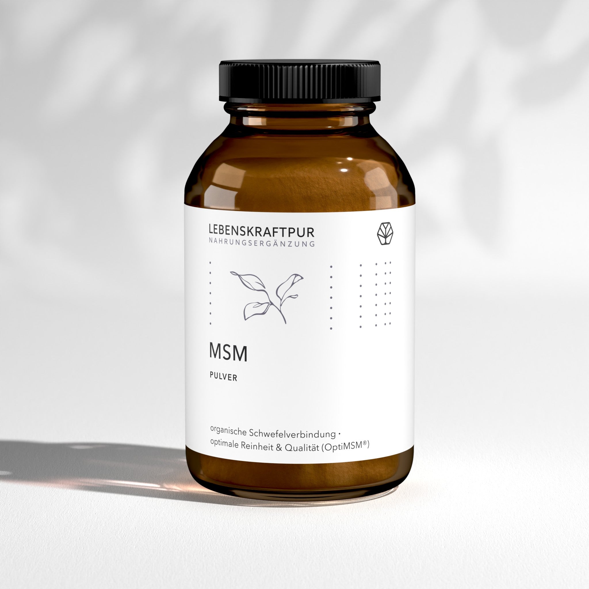 LebenskraftPur MSM Pulver 200 g vegan 99,9% rein