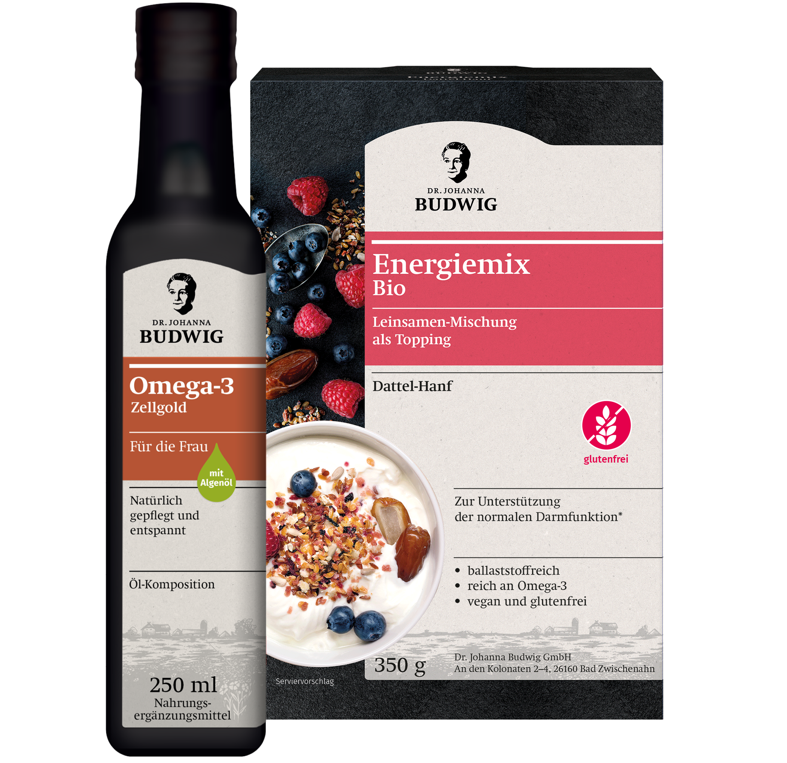 Dr. Johanna Budwig Vorteilspakete Kennenlern-Paket Frau Set Omega-3