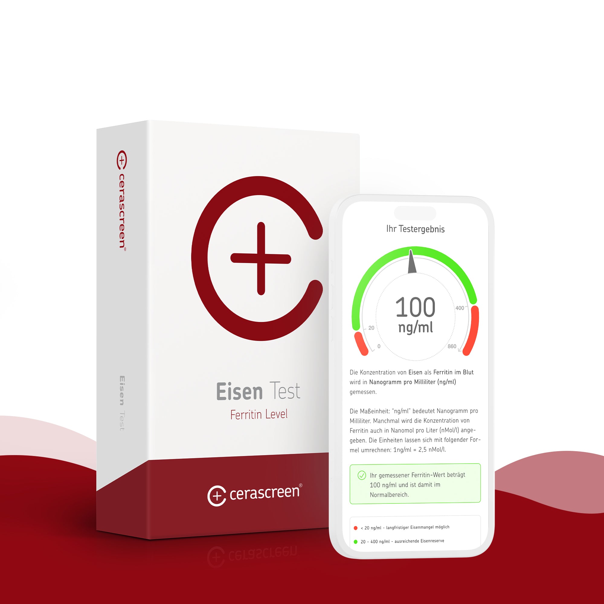cerascreen Eisen Test Ferritin Bluttest