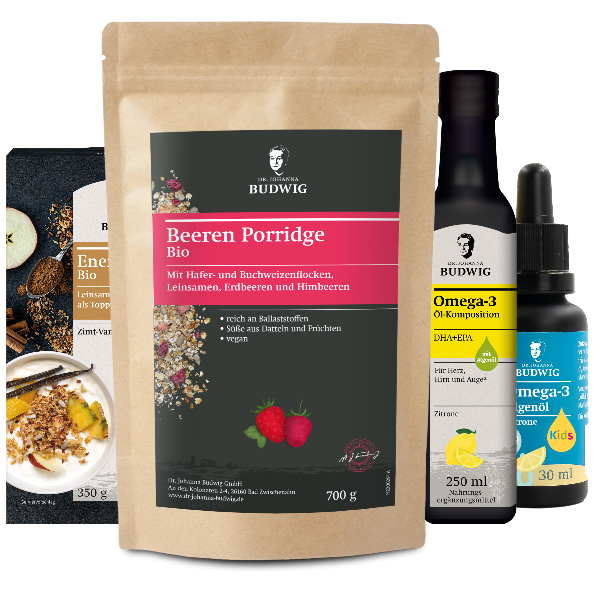 Dr. Johanna Budwig Svenjas Family Paket Porridge Beere