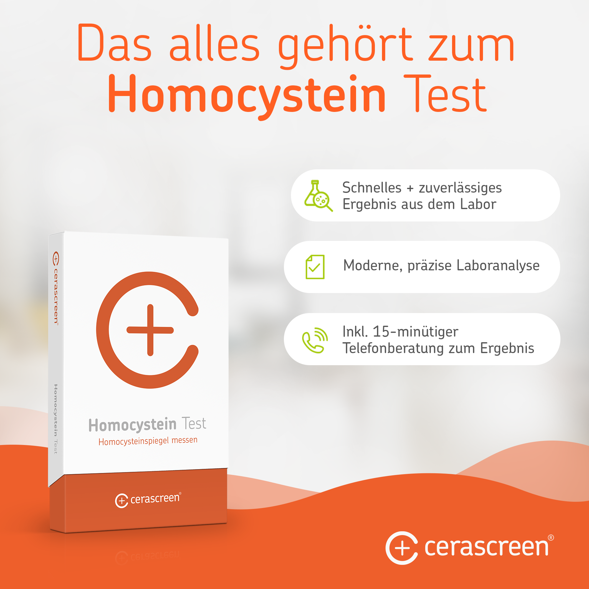 cerascreen Vital Homocystein Test Bluttest Selbsttest Herz
