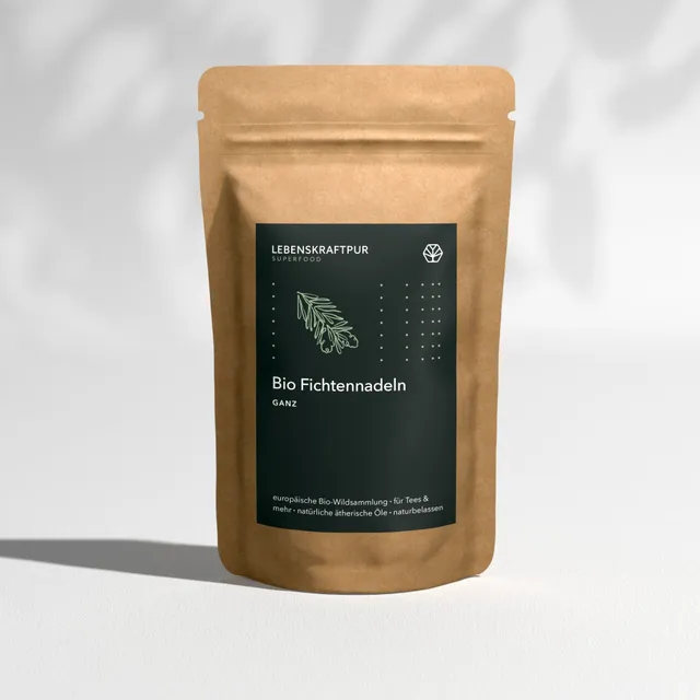 LebenskraftPur Superfood Bio Fichtennadeln Ganz 150 g Tee