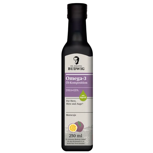 Dr. Johanna Budwig Omega-3 DHA EPA Öl Maracuja 100 ml