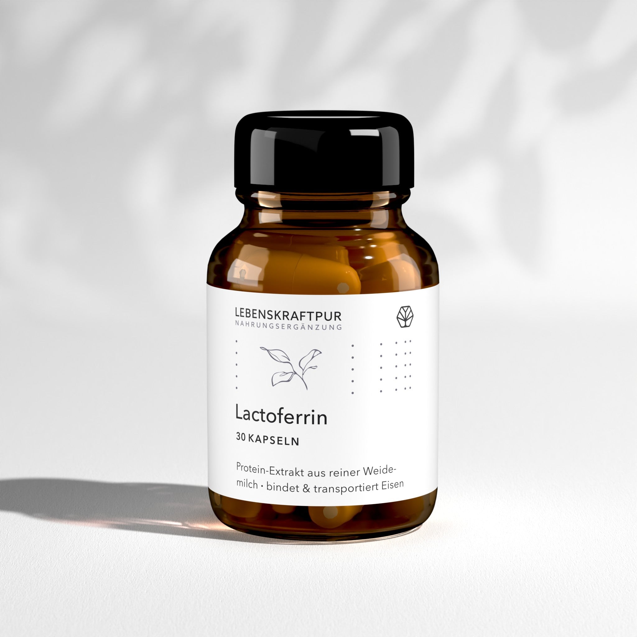 LebenskraftPur Lactoferrin Kapseln 400 mg aus Weidemilch