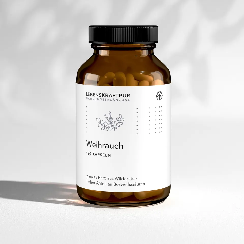 LebenskraftPur Weihrauch Kapseln Boswellia Harz vegan