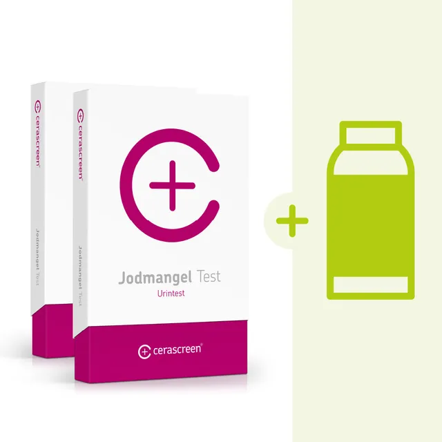 cerascreen Kombi-Pakete Jod-Kontrollset 2 Tests Jod-Kapseln