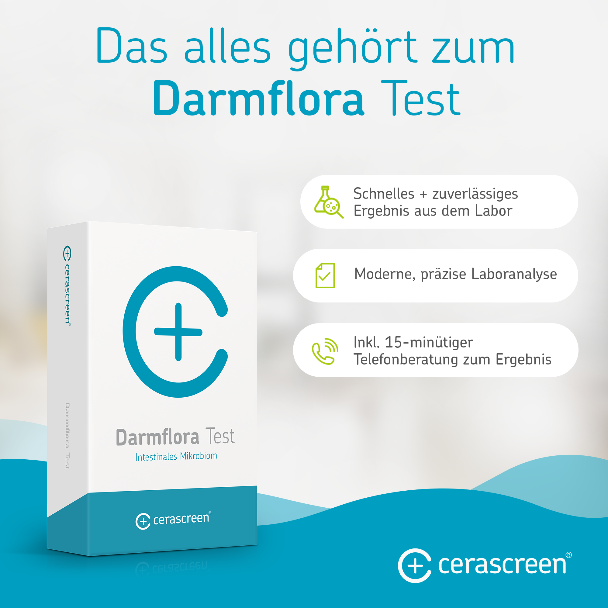 cerascreen Vital Darmflora Test Stuhltest für Mikrobiom