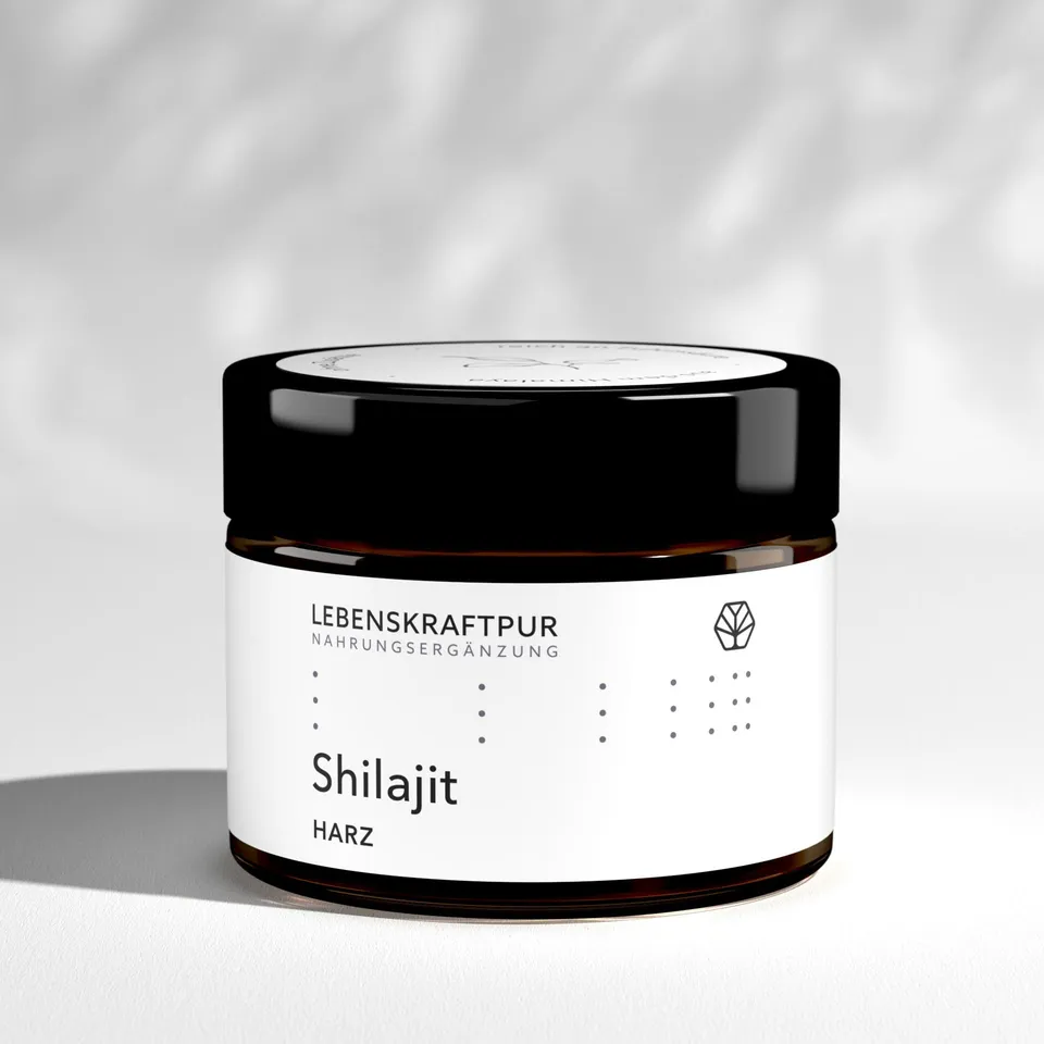 LebenskraftPur Shilajit Harz Himalaya Nahrungsergänzung 500 mg
