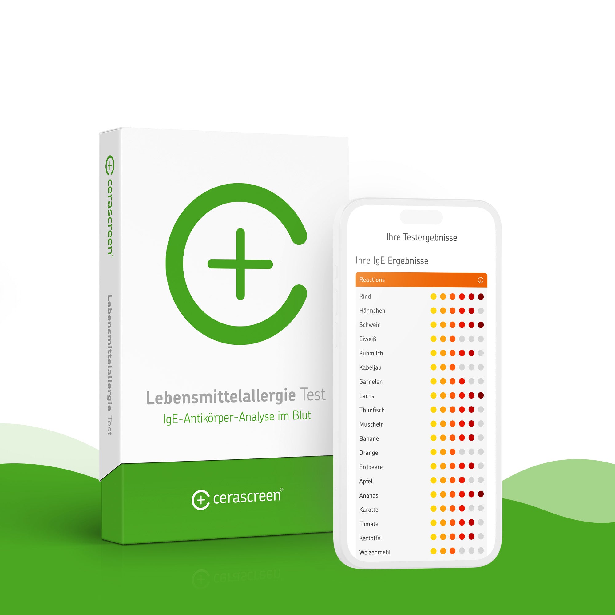 cerascreen Testkits Lebensmittelallergie Test Bluttest