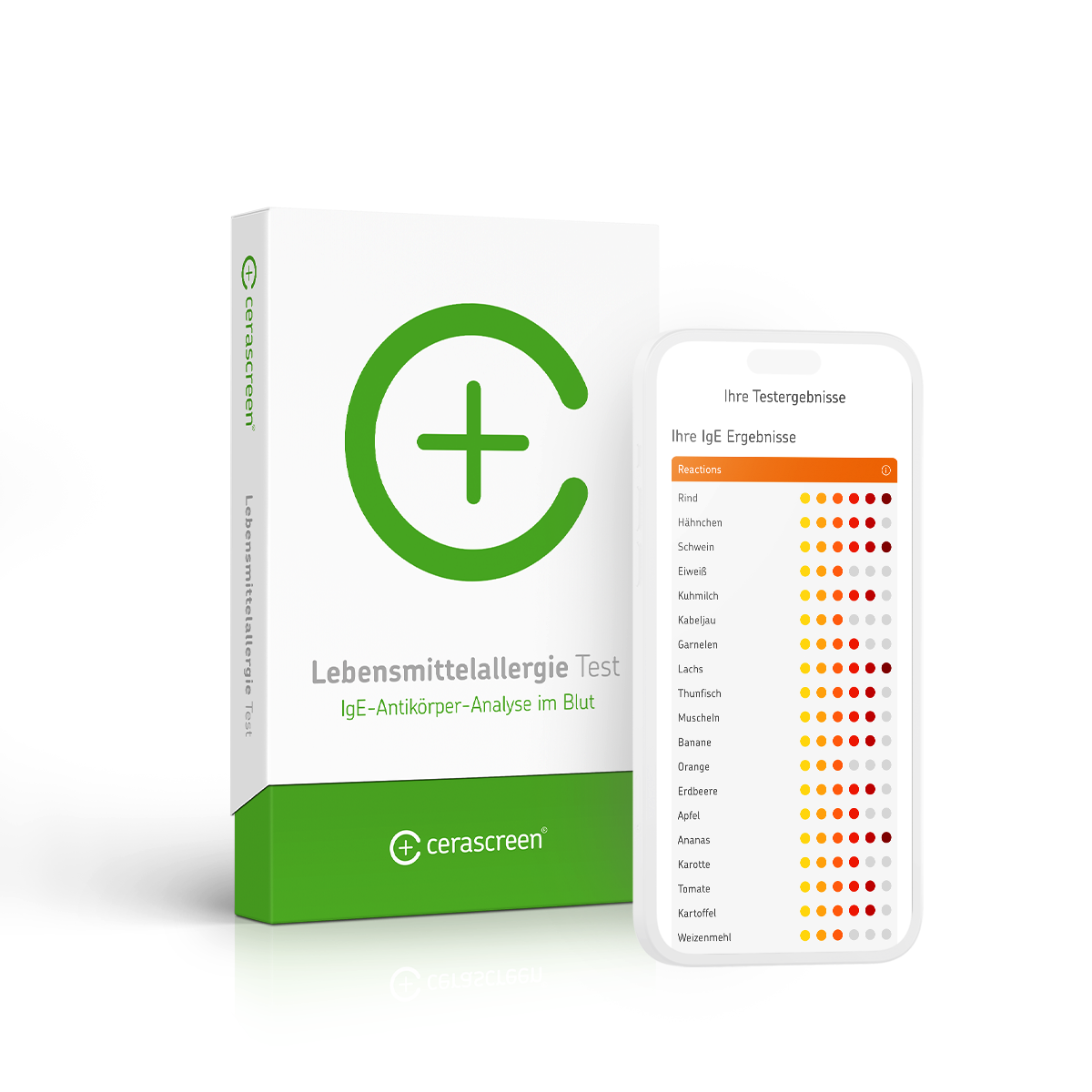 cerascreen Testkits Lebensmittelallergie Test Bluttest