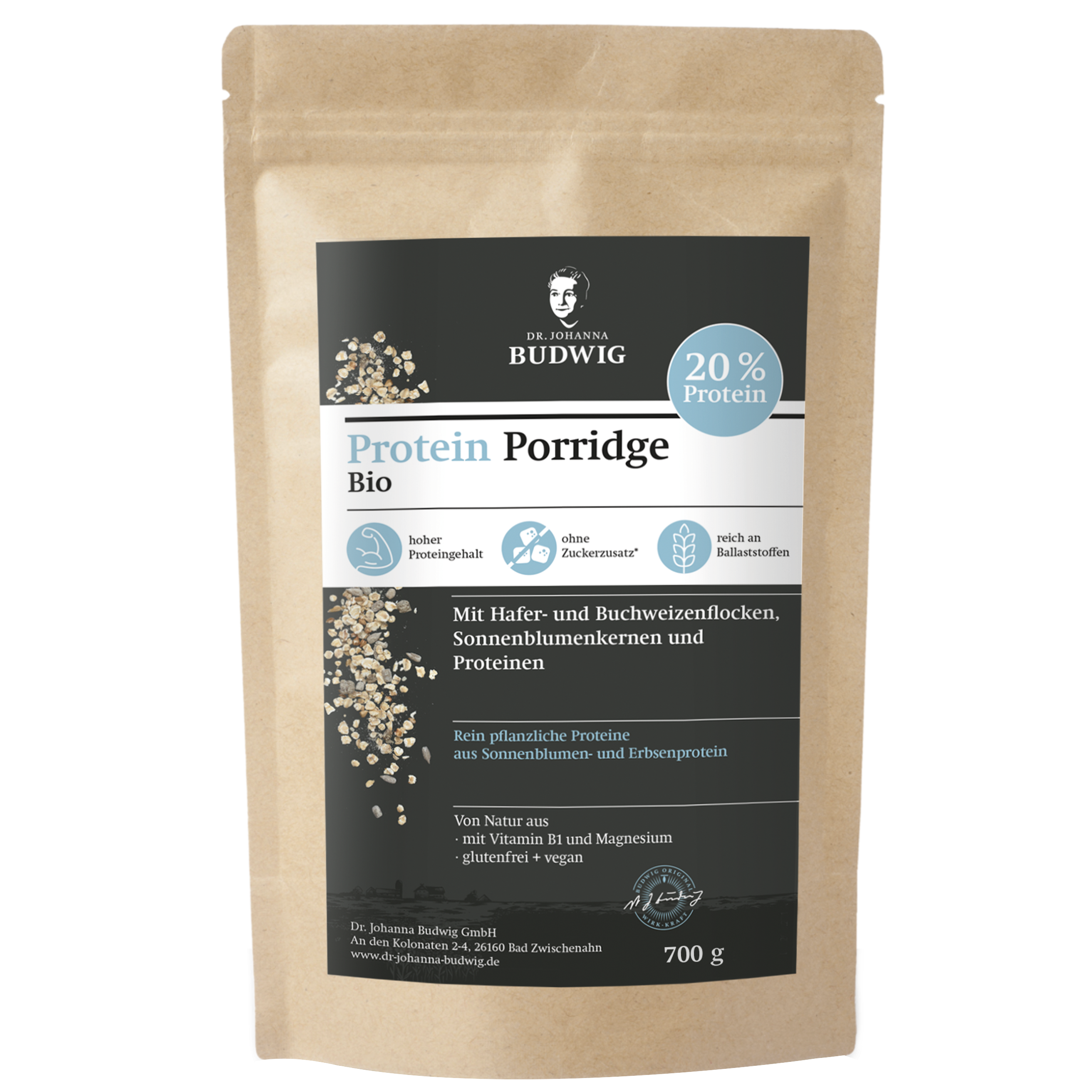 Dr. Johanna Budwig Protein Porridge Porridge 700 g glutenfrei