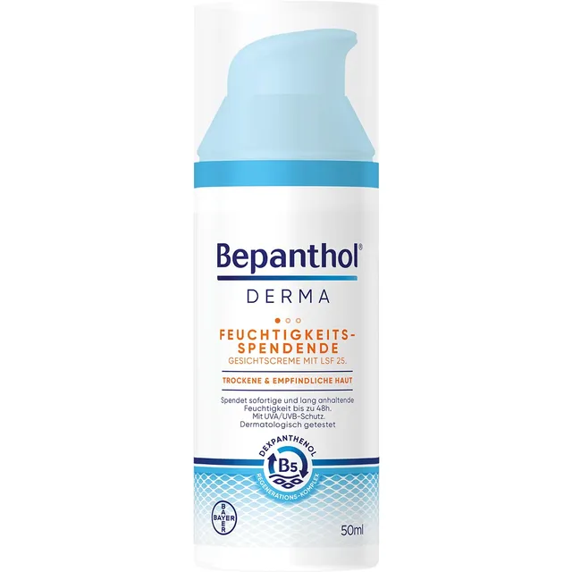 Bepanthol Derma Gesichtscreme LSF 25 50ml trockene Haut