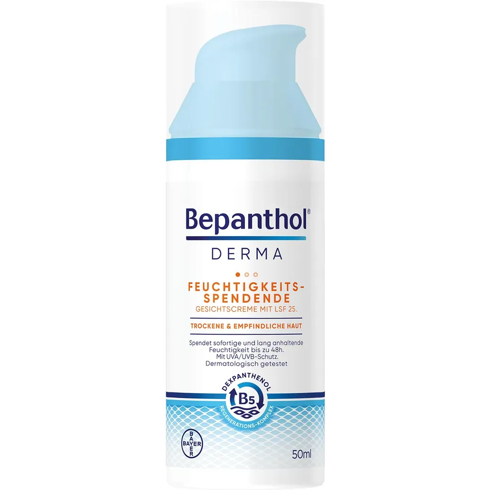 Bepanthol Derma Gesichtscreme LSF 25 50ml trockene Haut
