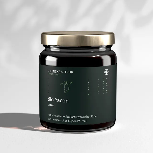 LebenskraftPur Superfood Bio Yacon Sirup Zuckeralternative