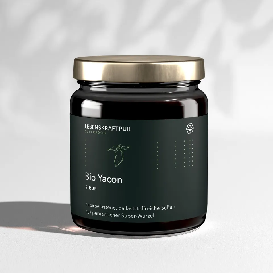 LebenskraftPur Superfood Bio Yacon Sirup Zuckeralternative