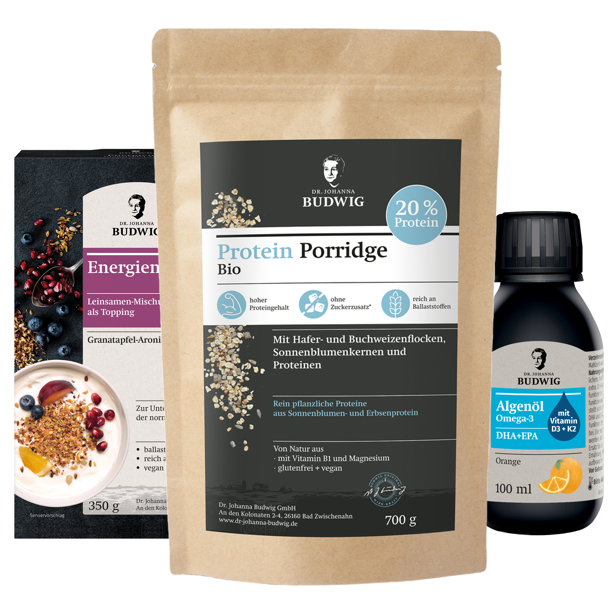 Dr. Johanna Budwig Vorteilspakete Lynns Sport-Bundle Set Protein DHA