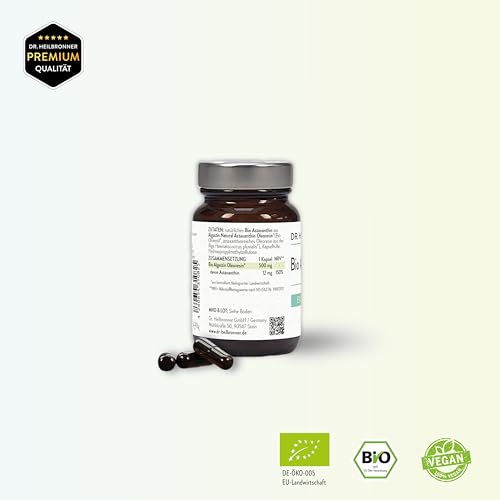Dr. Heilbronner BIO-Astaxanthin 12mg Kapseln 30 Stk Algen-Antioxidans