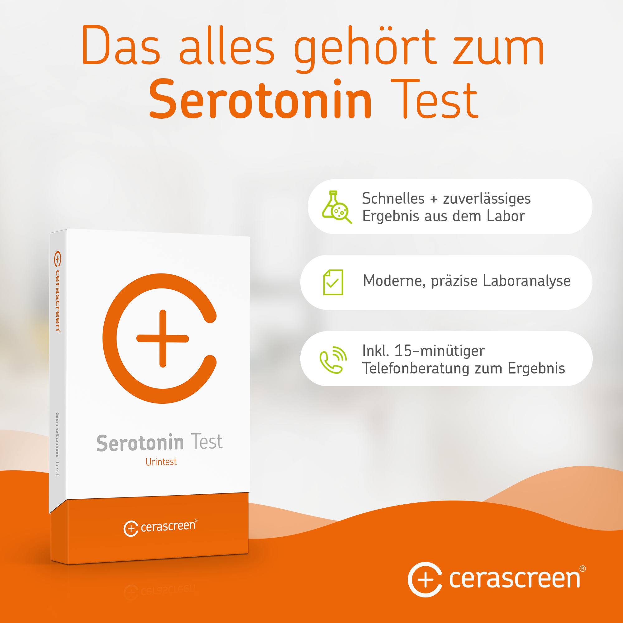 cerascreen Testkits Serotonin Test Heimtest Stimmung Schlaf