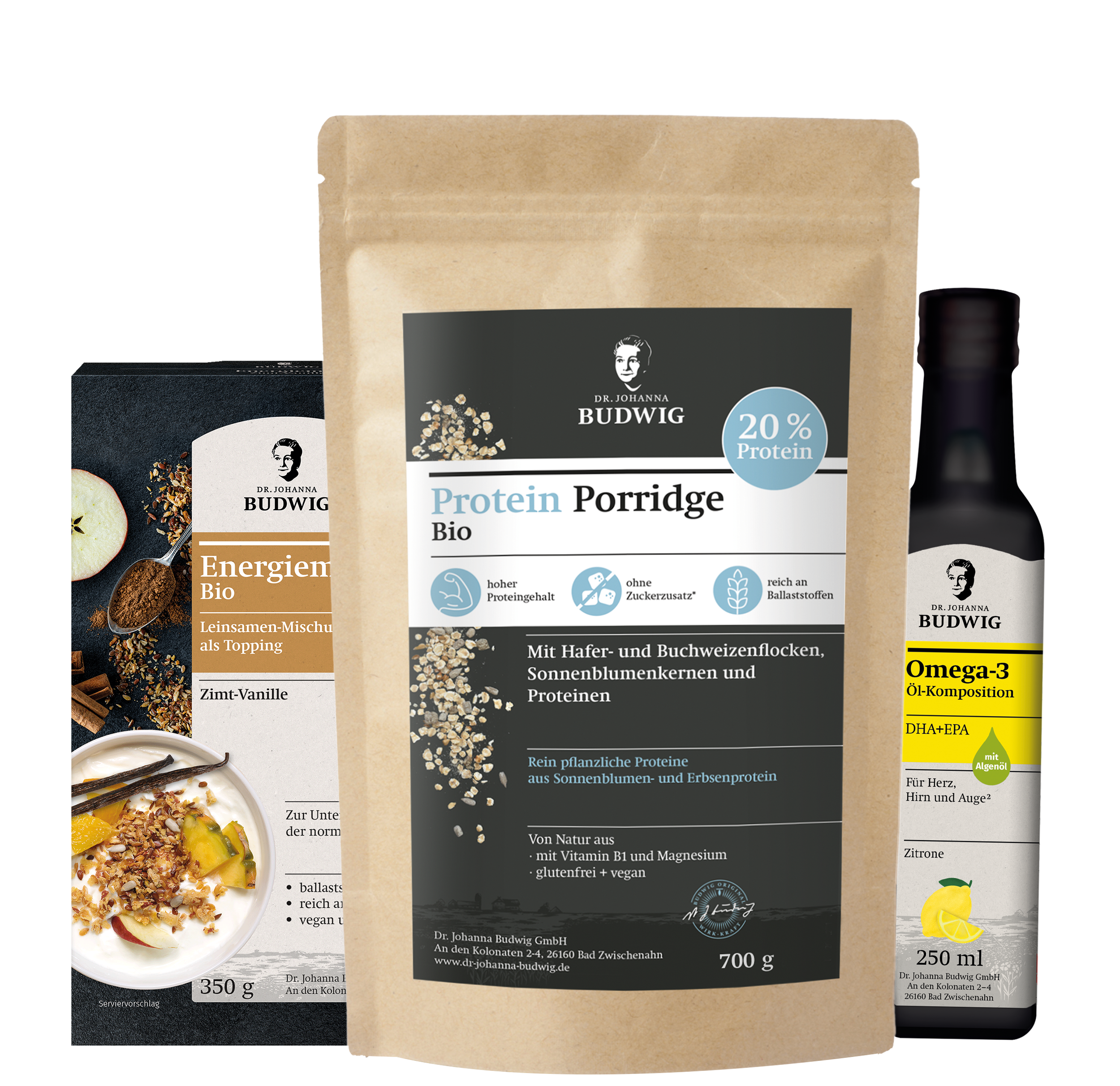 Dr. Johanna Budwig Protein Porridge Kennenlern-Paket Porridge vegan