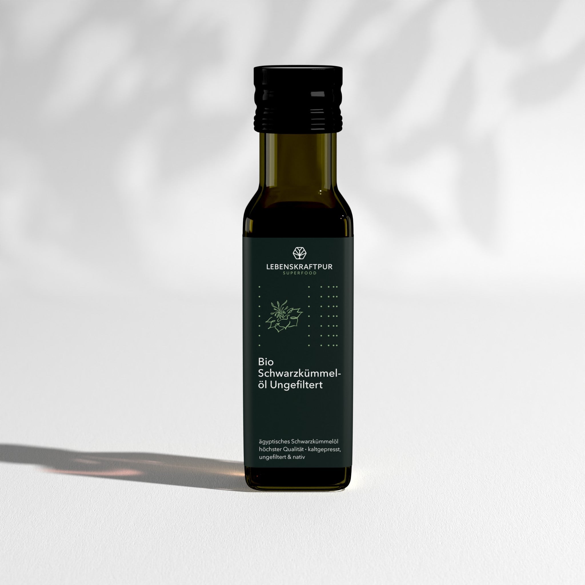 LebenskraftPur Bio Schwarzkümmelöl Ungefiltert 100 ml kaltgepresst