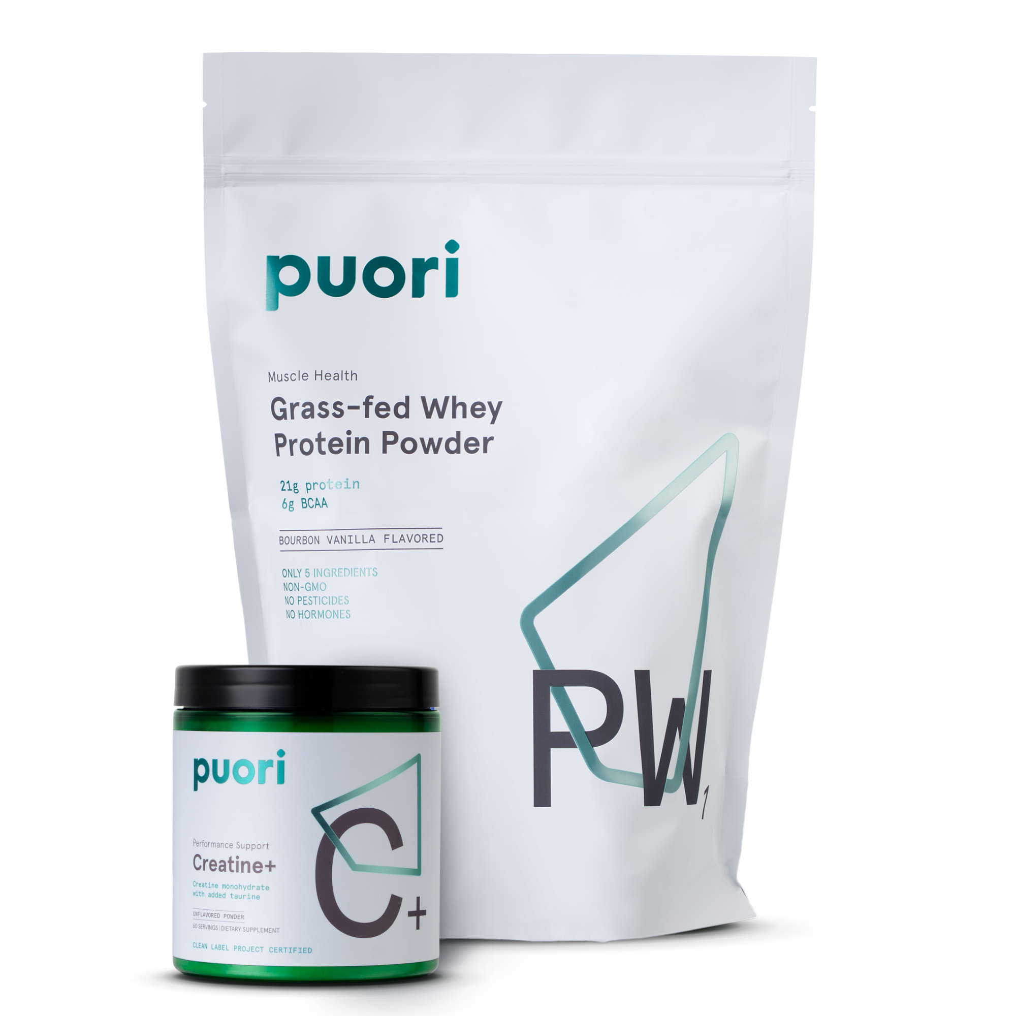 Puori Protein Whey Creatine Bundle Bourbon Vanille