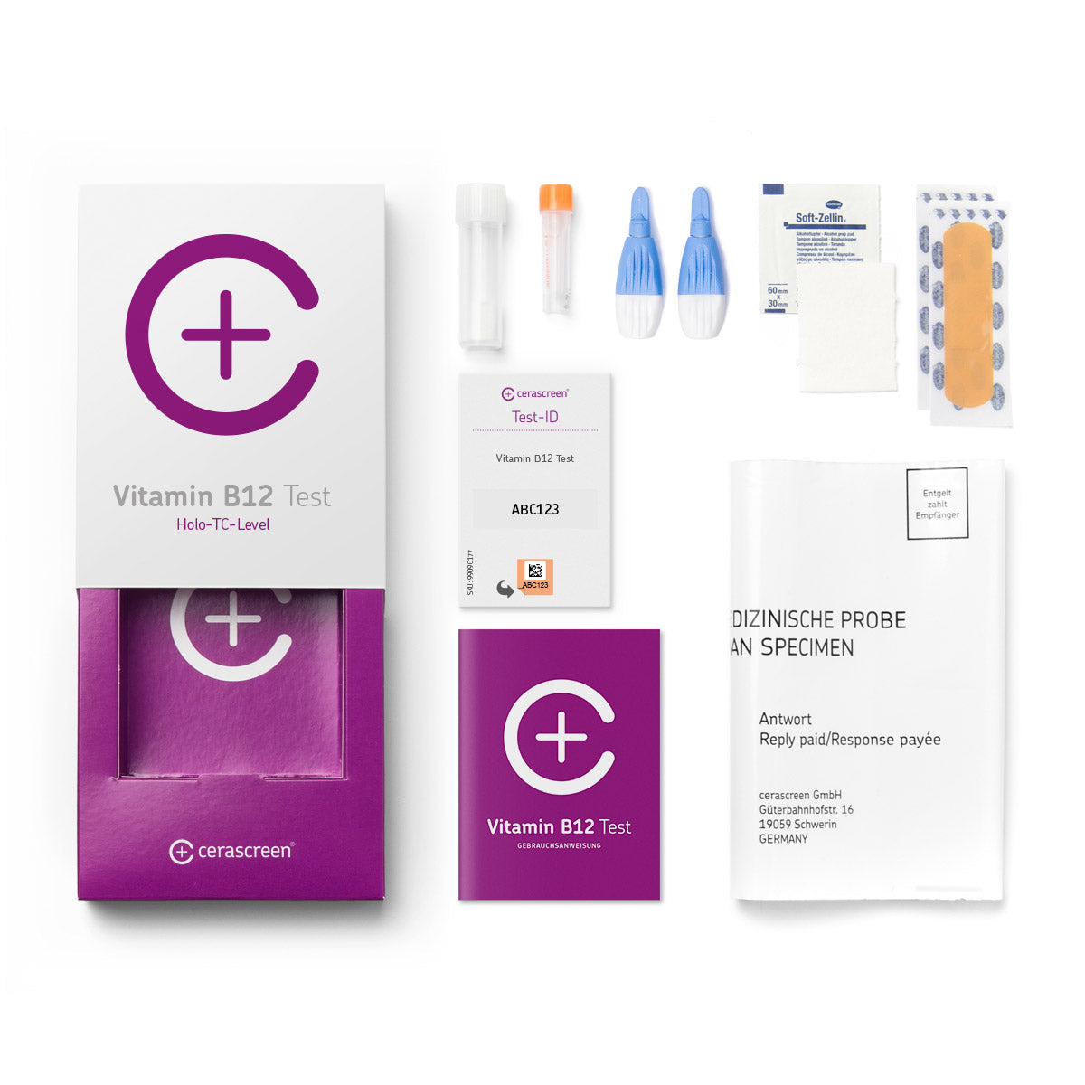 cerascreen Vitamin B12 Test Bluttest Doppelpackung 2er