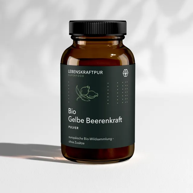 LebenskraftPur Superfood Bio Gelbe Beerenkraft Pulver Vitaminmix