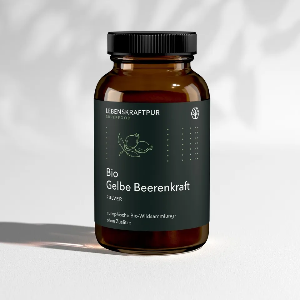 LebenskraftPur Superfood Bio Gelbe Beerenkraft Pulver Vitaminmix